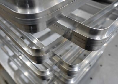 Thin Walled aluminium curved to a tight radius (High) Aluminium Bending for Aerospace