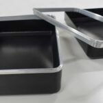 Thin walled aluminium curved to tight radius for first aid box