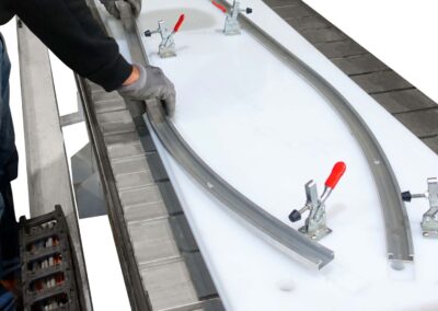 Curved Aluminium Components