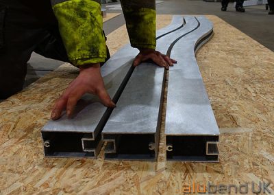 Curved Aluminium Components